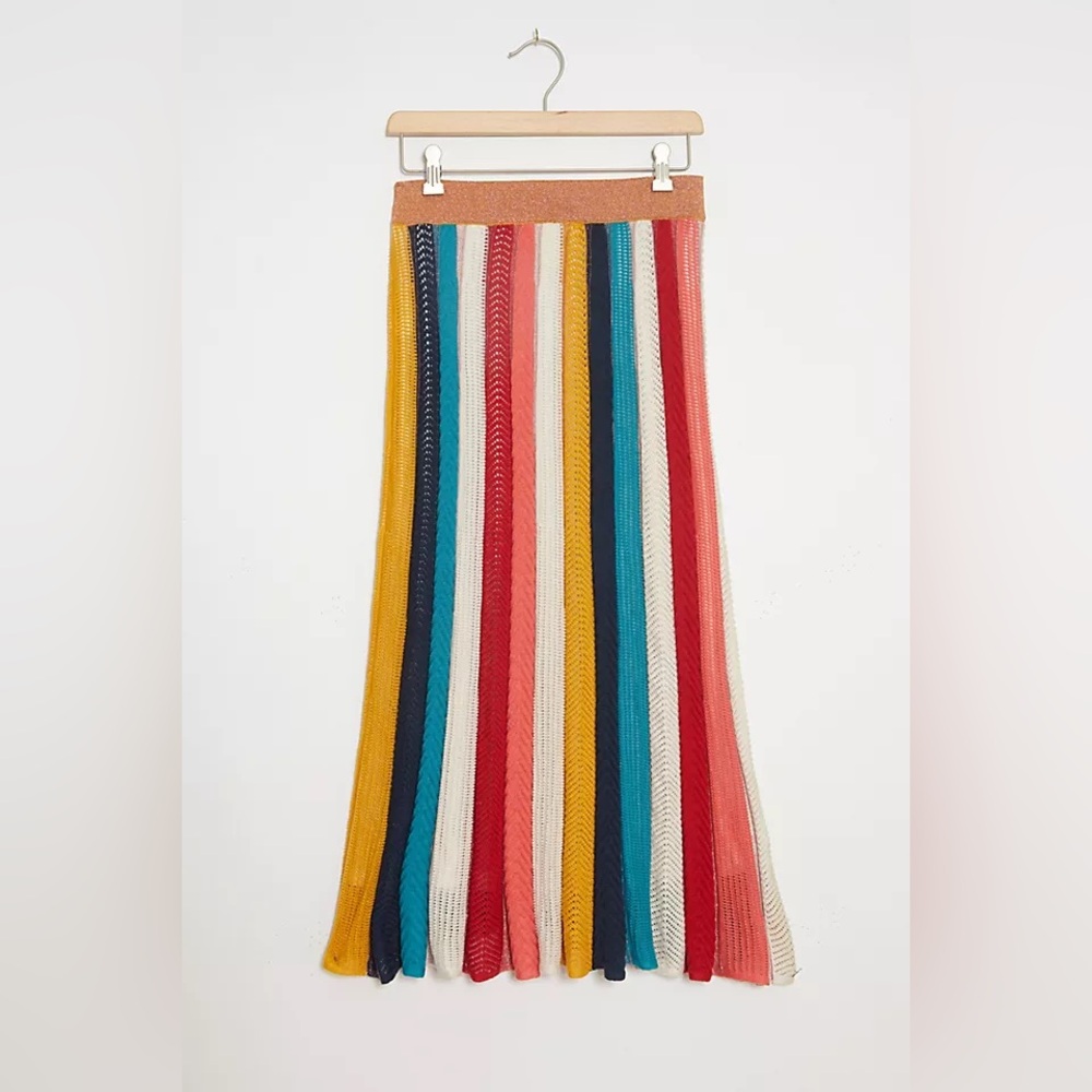 Farm Rio Jimena knit midi/maxi skirt
